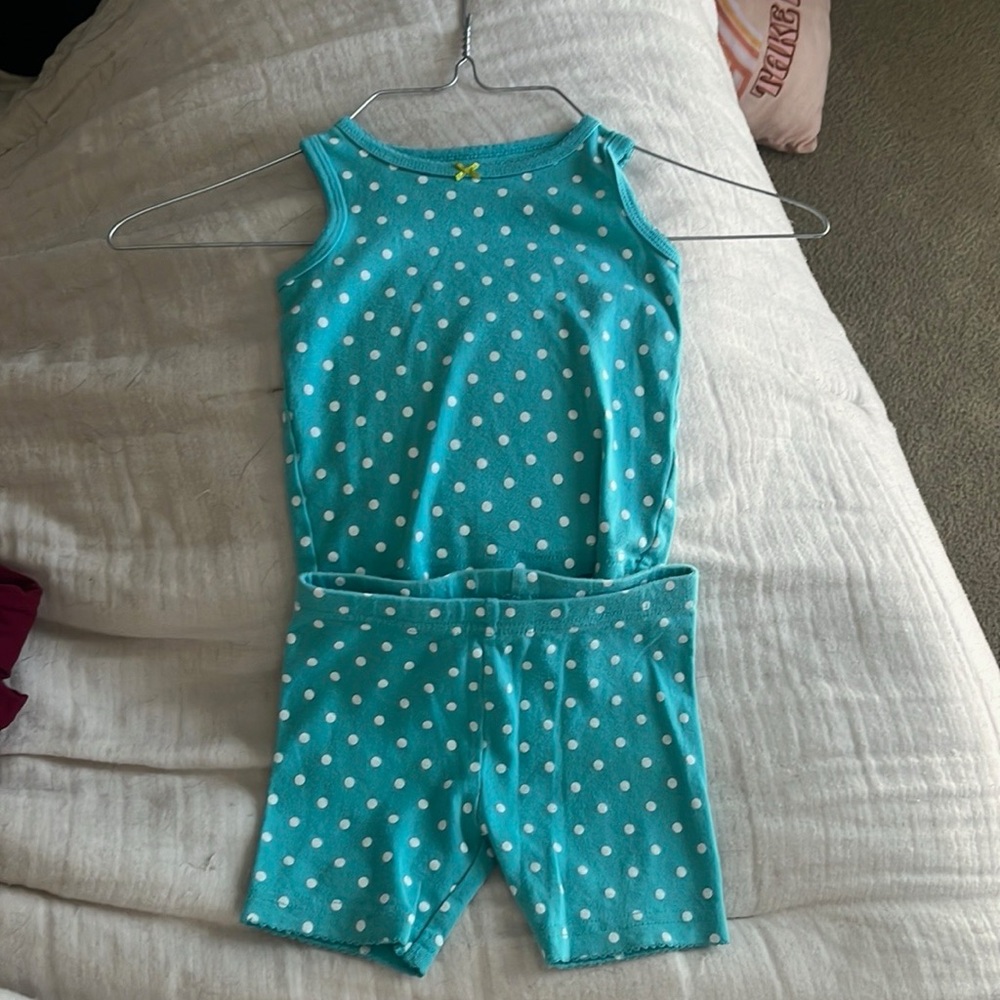 Carter's Blue and White Jumpsuit Set for Playful Days
